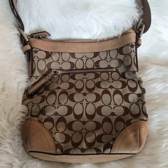 COACH Monogram Logo Handbag Purse 👜 - Picture 4 of 10